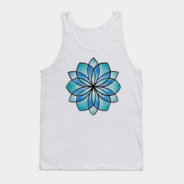 Cool Spectrum Mandala Tank Top by HammerApparel